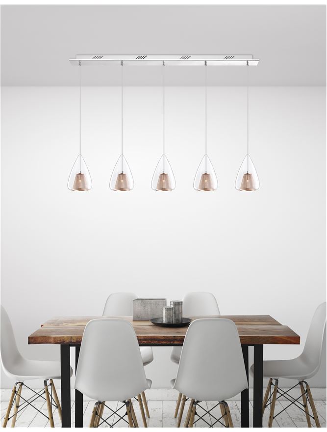 Полилей Hugo – розов/злато