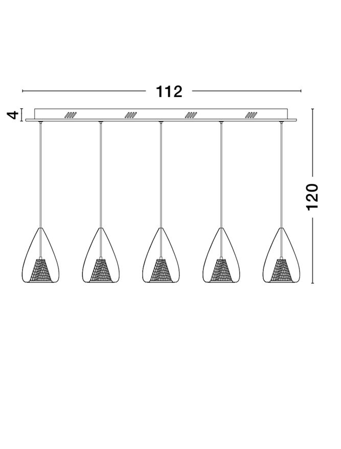 Полилей Hugo – розов/злато