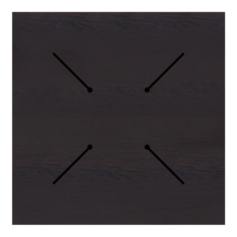 HPL 69×69 плот цвят