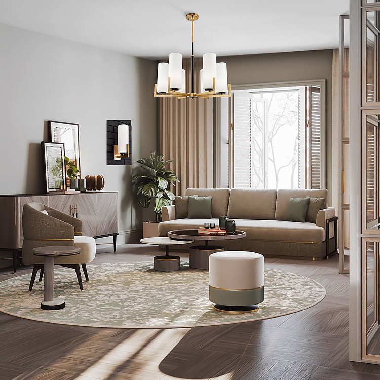 Модерен полилей Maytoni Fortano MOD089PL-06BS