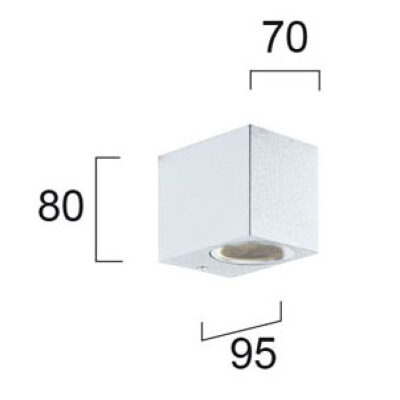 Квадрат White H:80 Tilos