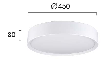 Плафон D:450 Alessio