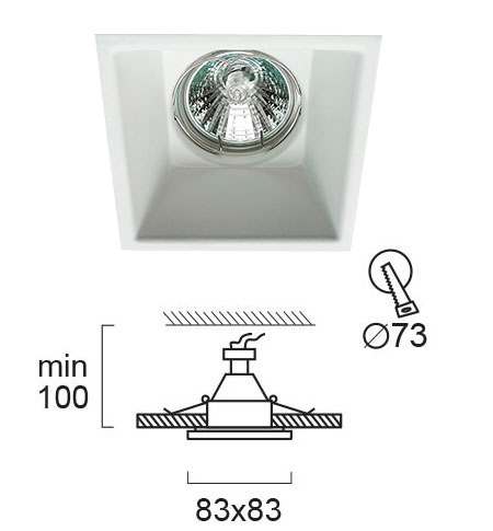 Осветително тяло да вграждане