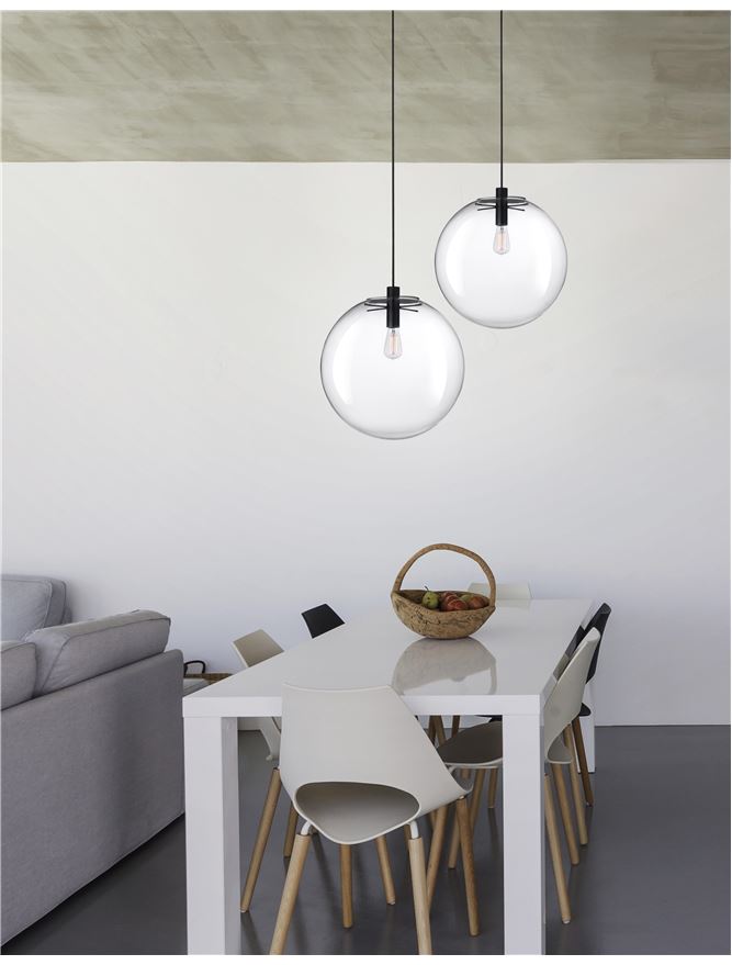 Пендел  Ovvio – прозрачен/черен