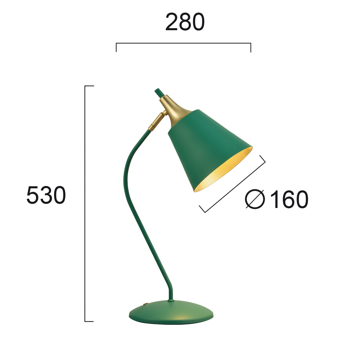 Настолна лампа Green Menta