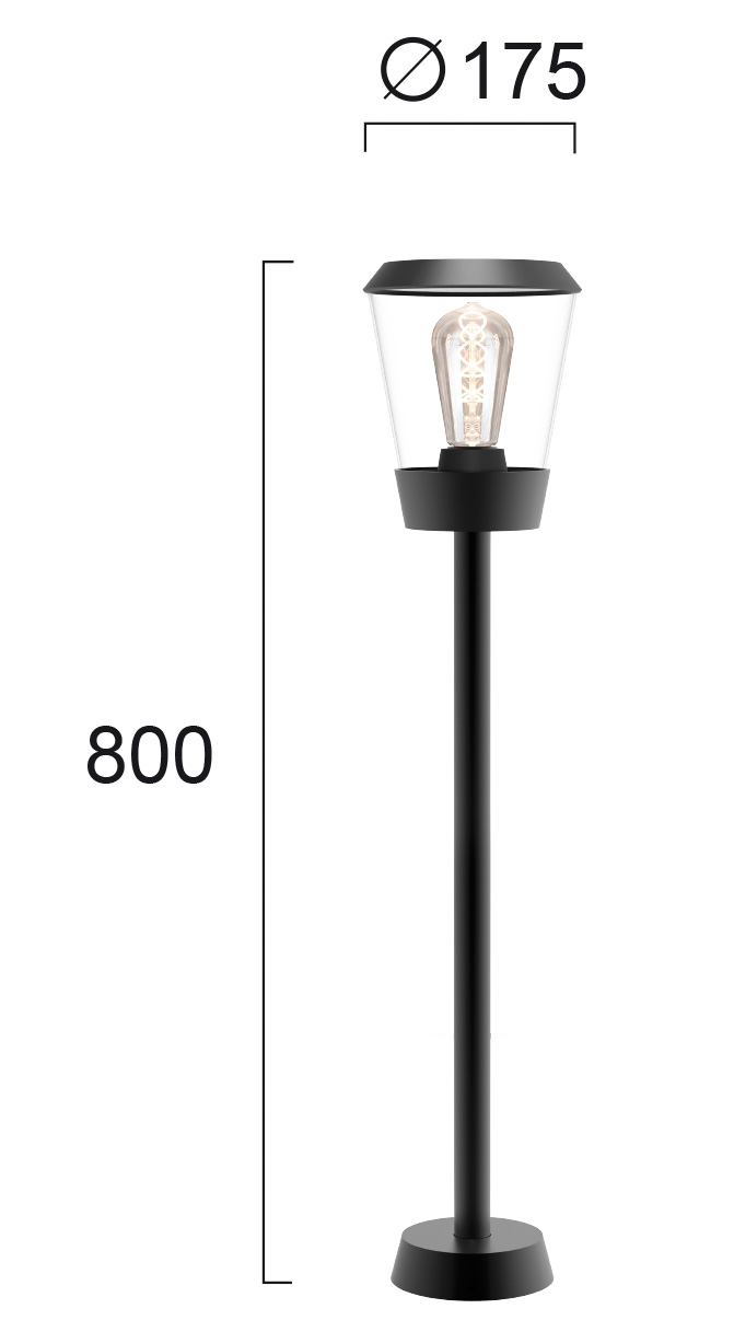 Външно осветително тяло H:800 Sirio
