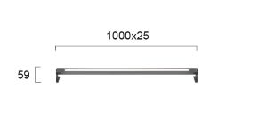 Осветително тяло L:1000 Levi