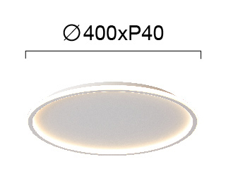 Плафон D:400 Arla