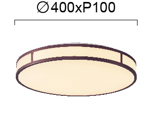 Плафон D:400 Piedro