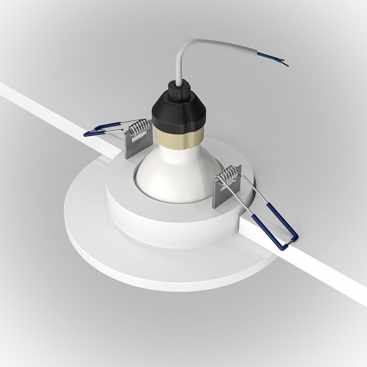 Maytoni Technical Downlight Gyps Modern DL004-1-01-W