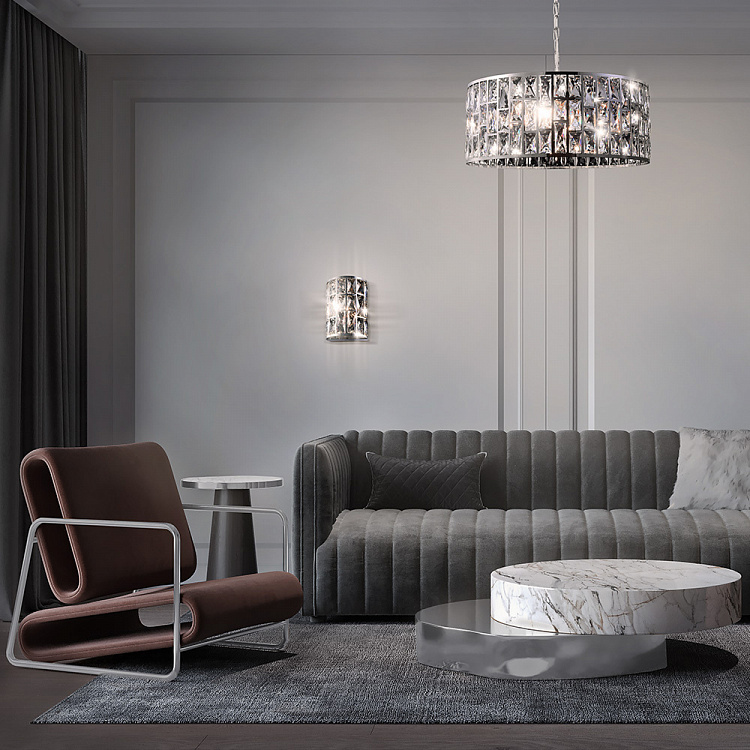 Maytoni Модерен полилей Gelid MOD184-PL-04-CH
