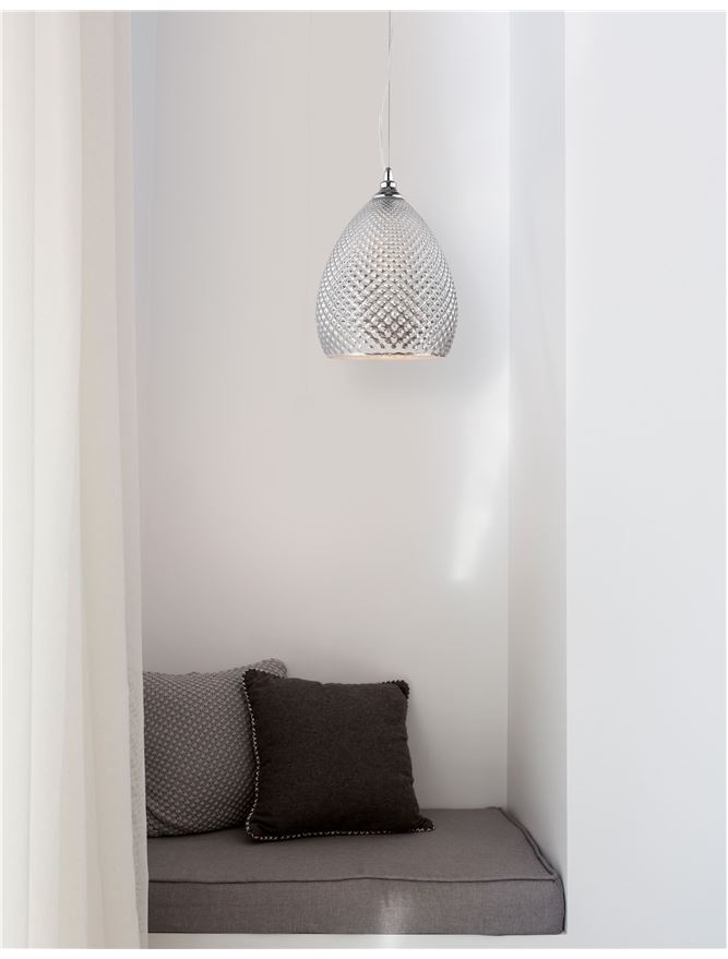 Пендел  Boho – хром/прозрачен