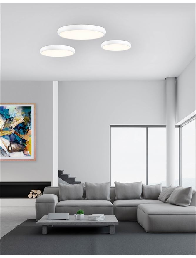 Плафониера Gap – бял/