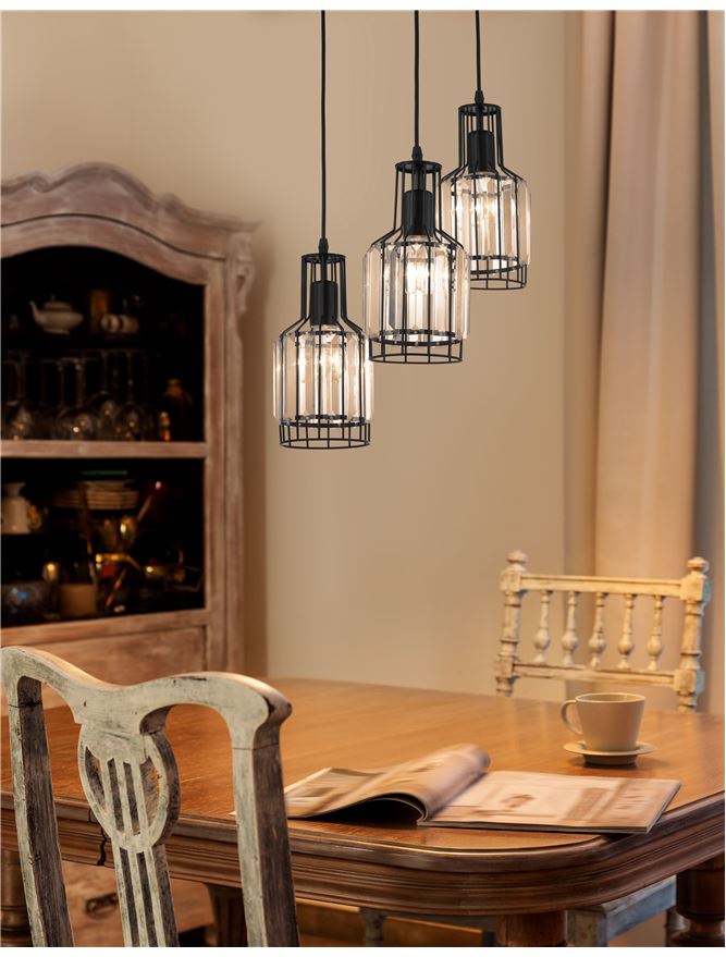 Полилей Carter – прозрачен/черен