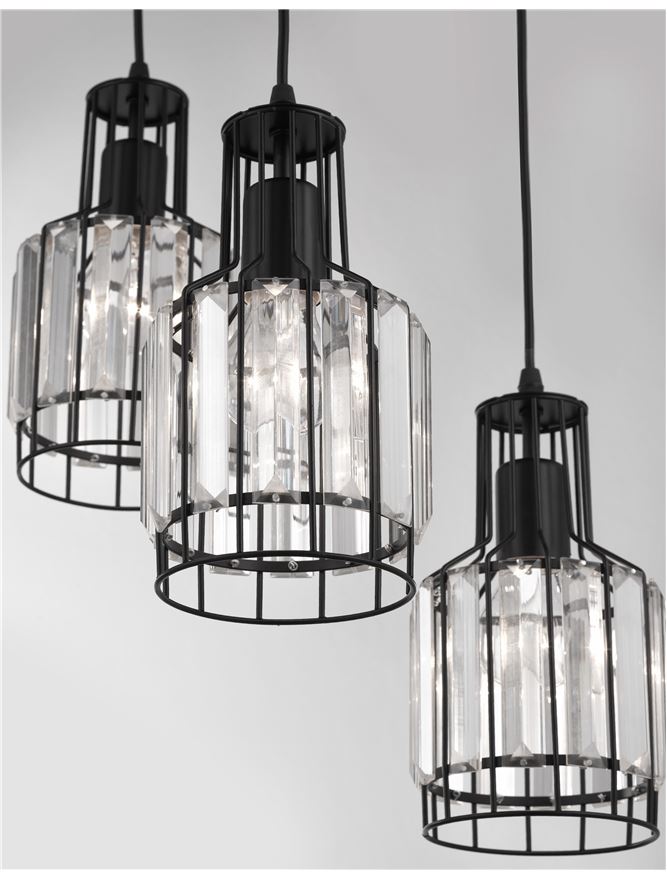 Полилей Carter – прозрачен/черен