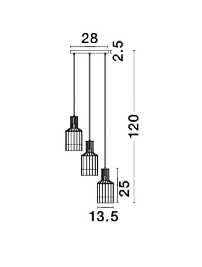 Полилей Carter – прозрачен/черен