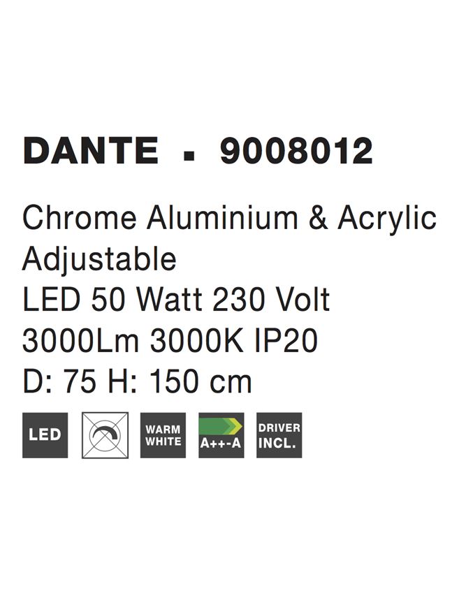 Полилей Dante – хром/