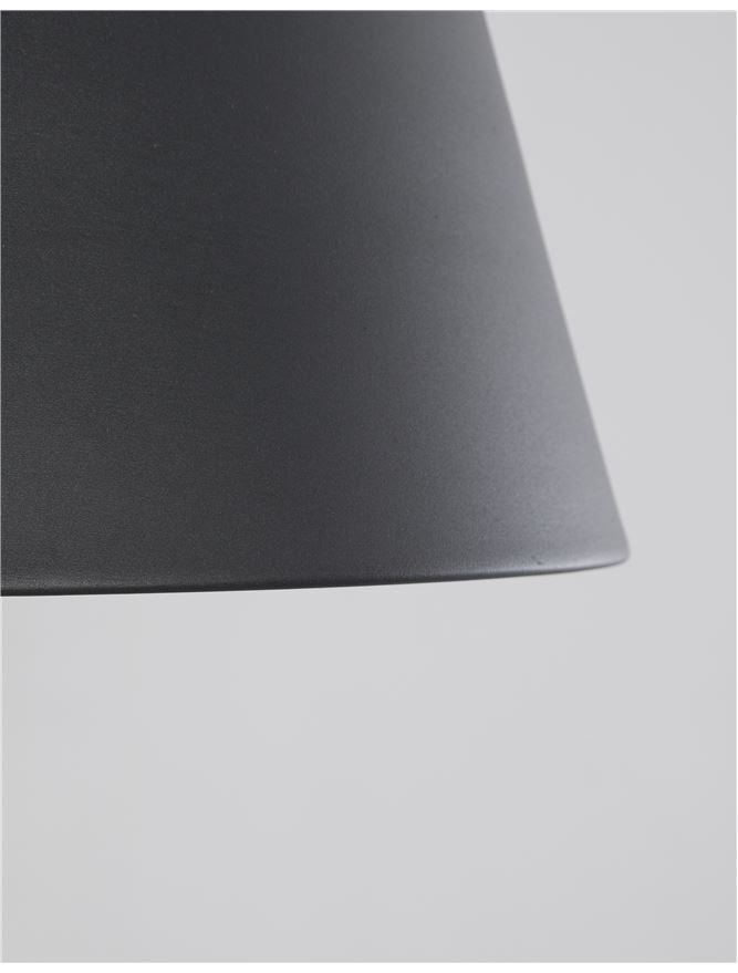 Полилей VOLCANO – черен/бял