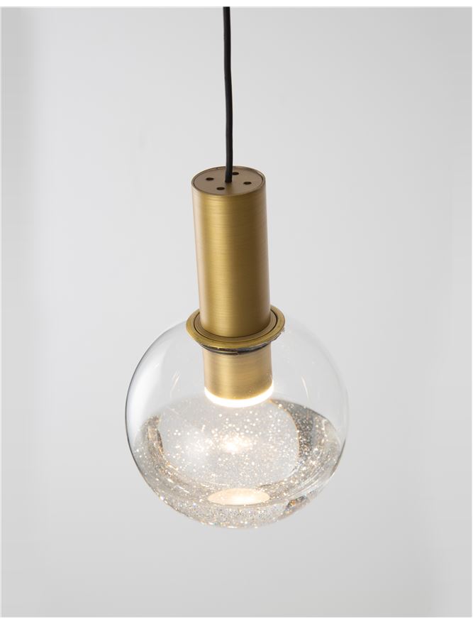 Пендел BELAR – злато/прозрачен