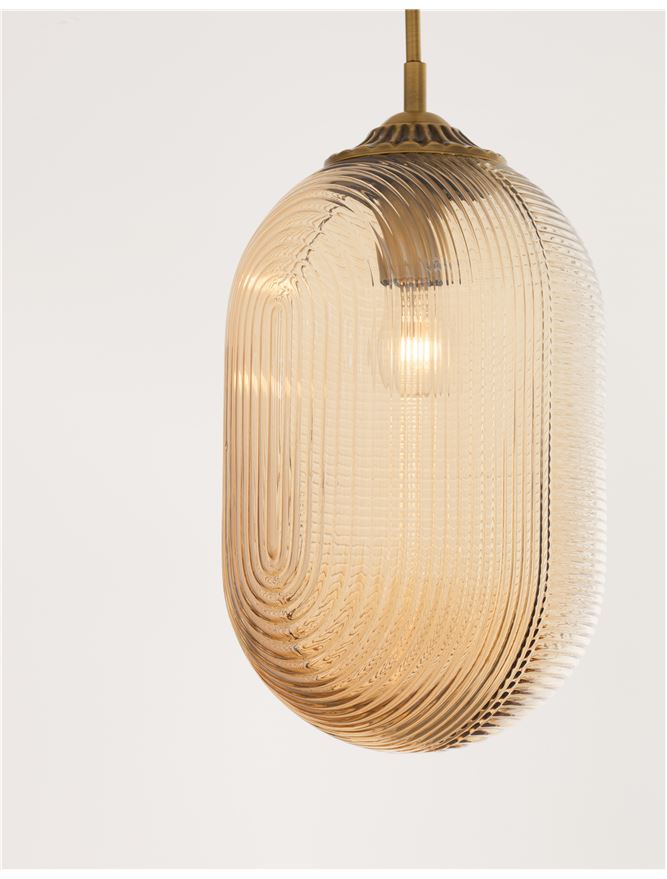 Пендел Athena – мед/прозрачен