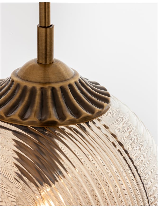 Пендел Athena – мед/прозрачен