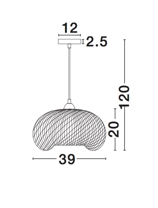 Пендел Scarlet – ДЪРВЕСЕН/черен