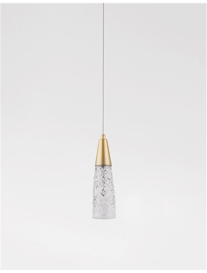 Пендел  KOVAC – злато/прозрачен