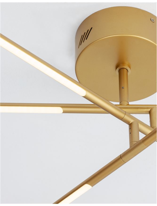 Плафониера  Raccio – злато/