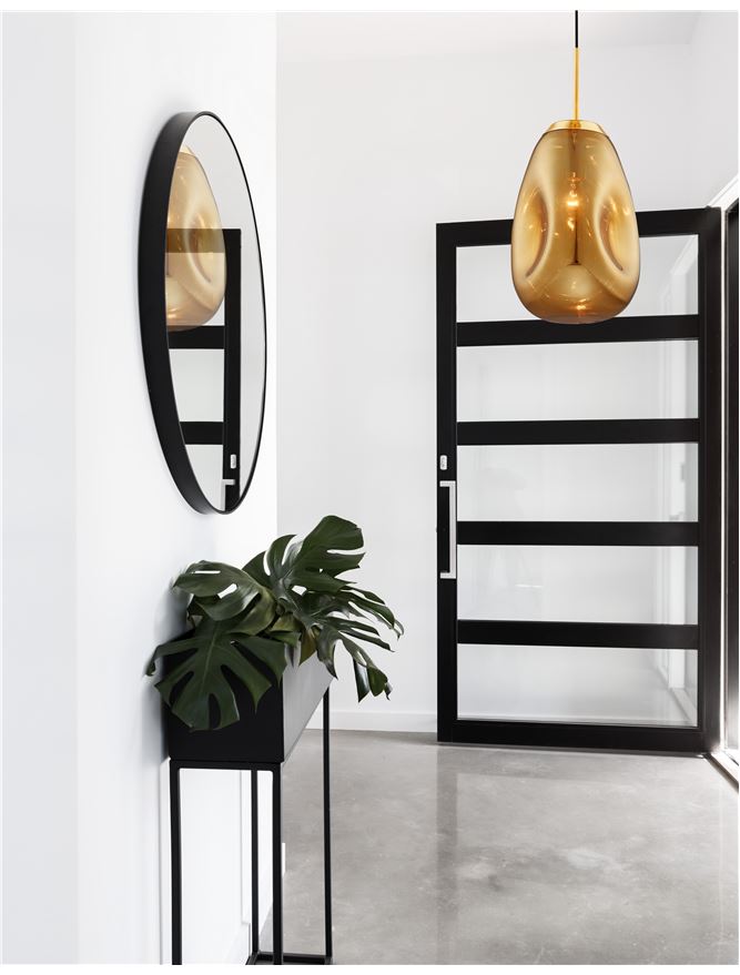 Пендел  Lava – злато/прозрачен