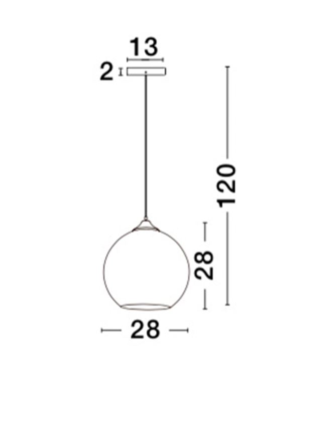 Пендел „ОВЕН“ - хром Пендел Bennett – хром/прозрачен