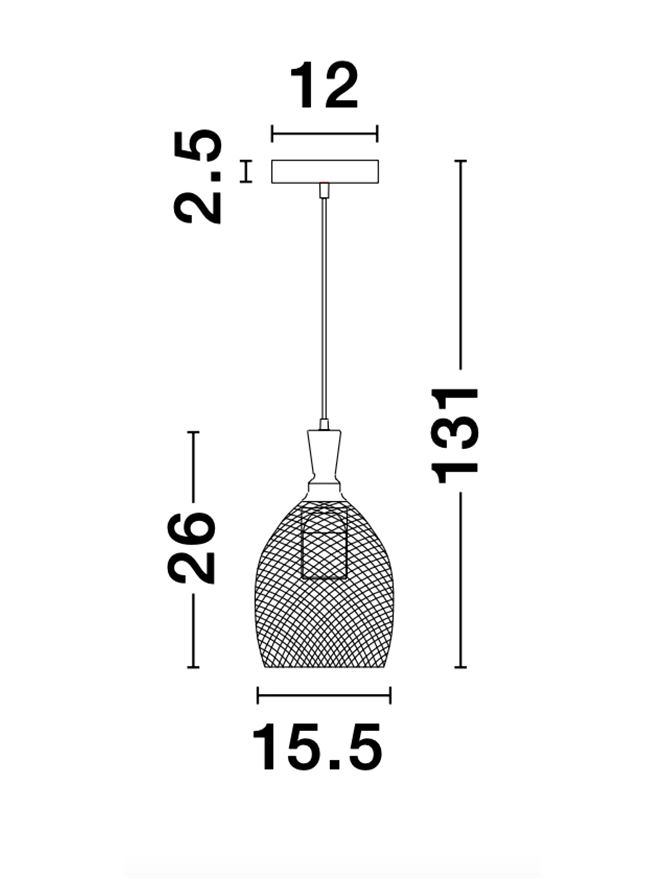 Пендел NEVA – черен/