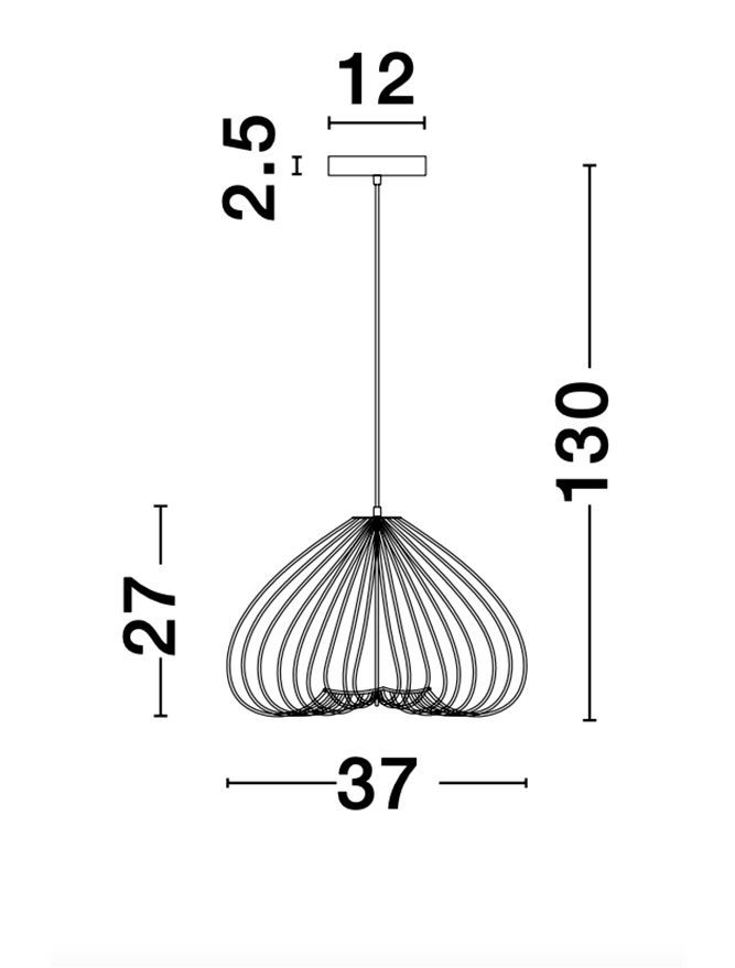 Пендел JULY – бял/