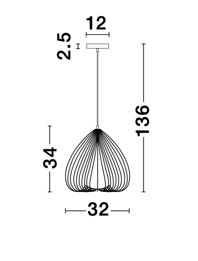 Пендел JULY – сив/