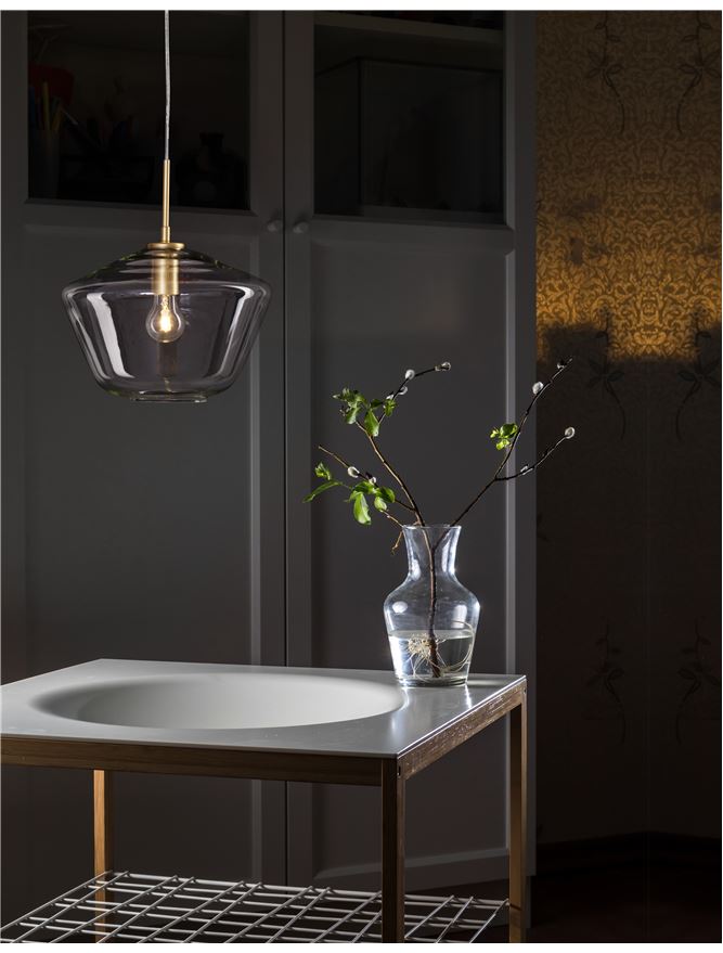 Пендел Prisma – злато/прозрачен