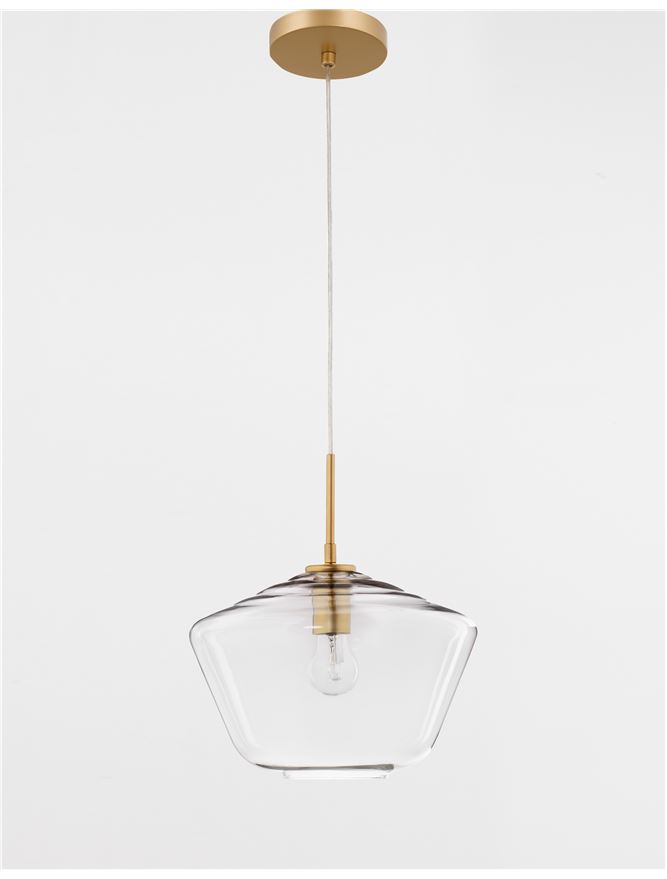 Пендел Prisma – злато/прозрачен