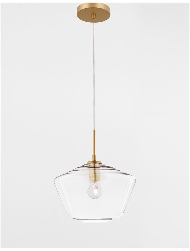 Пендел Prisma – злато/прозрачен