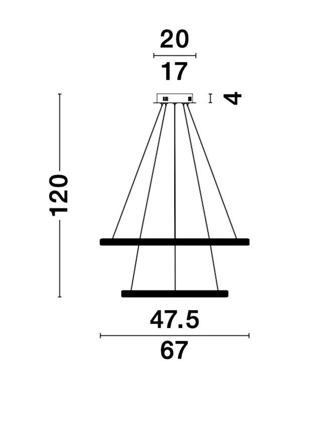Полилей Nager – черен/