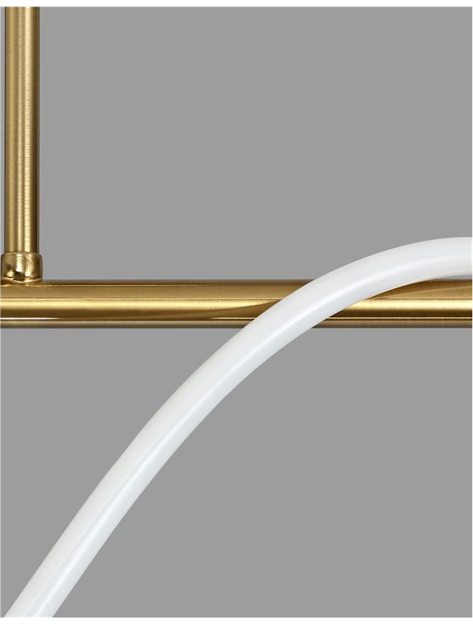 Полилей TIRIAC – злато/бял