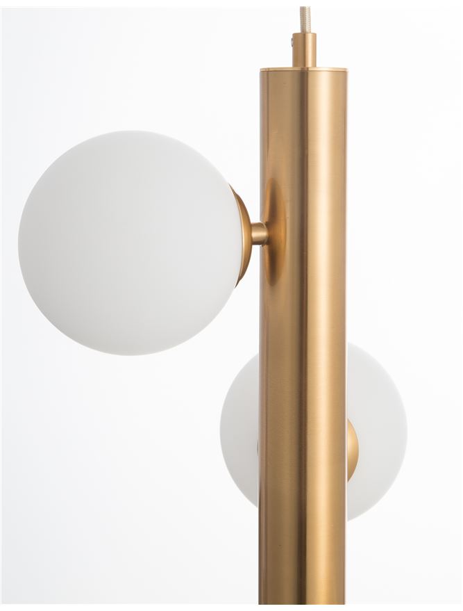 Полилей Jaklin – злато/бял