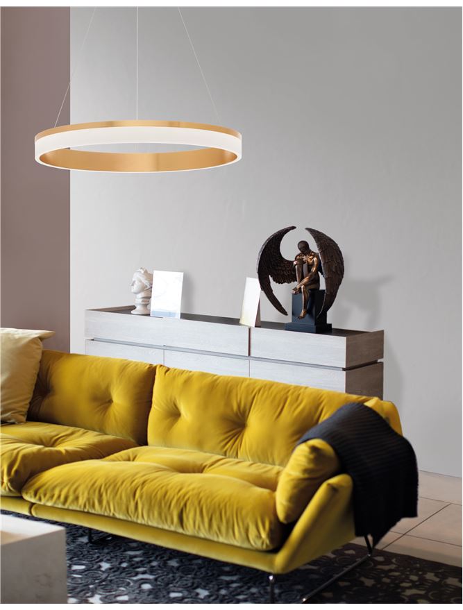 Полилей Courtez – злато/бял