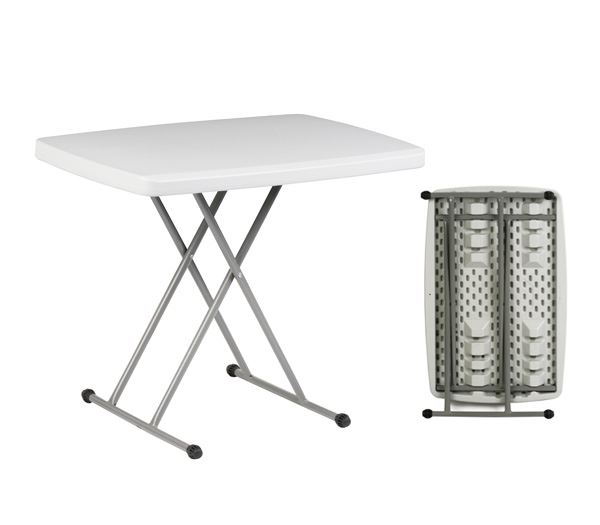 BLOW Folding Adjustable Table 75x50cm White BLOW Folding Adjustable Table 75x50cm White