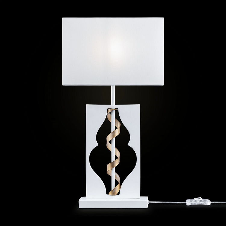 Настолна лампа Maytoni Classic Intreccio ARM010-11-W