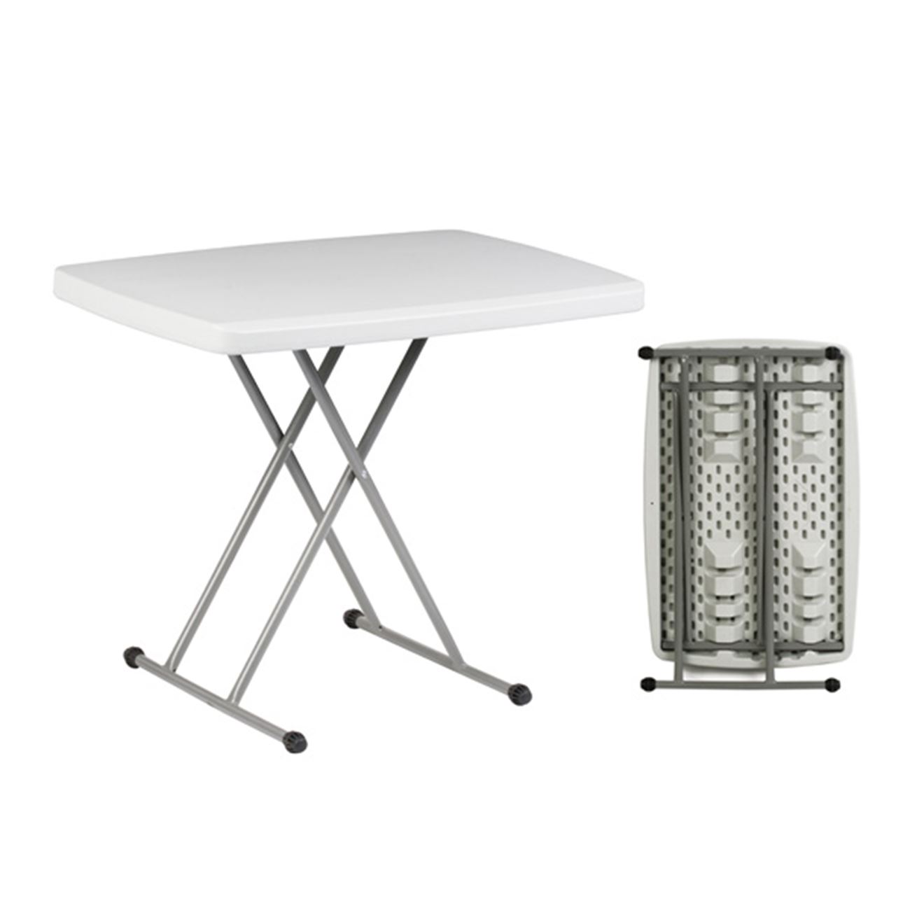 BLOW Folding Adjustable Table 75x50cm White