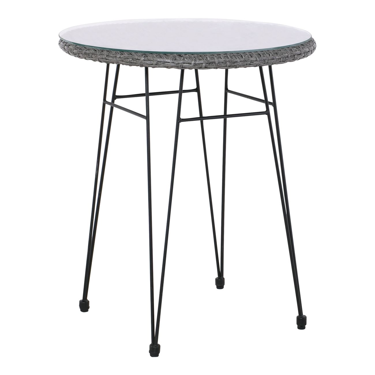 Маса цвят черен-сив