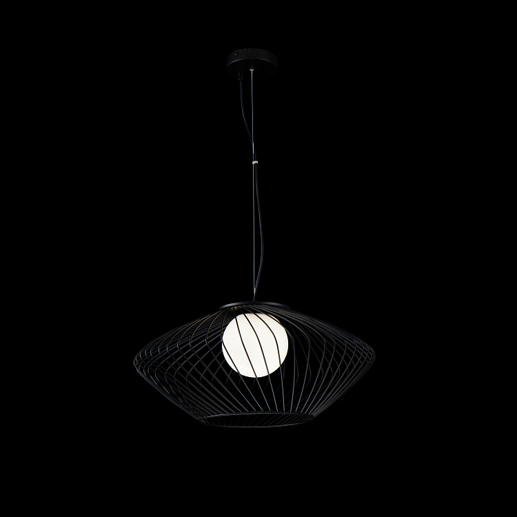 Модерна висяща лампа Maytoni Plec P364PL-01B