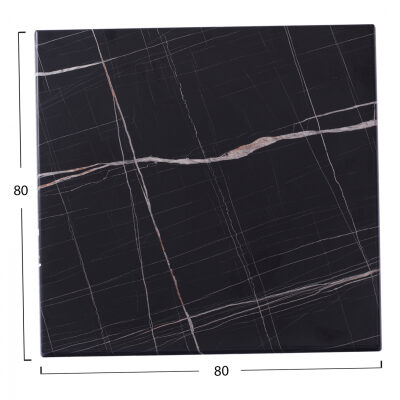 Верзалитов плот - цвят черен мрамор