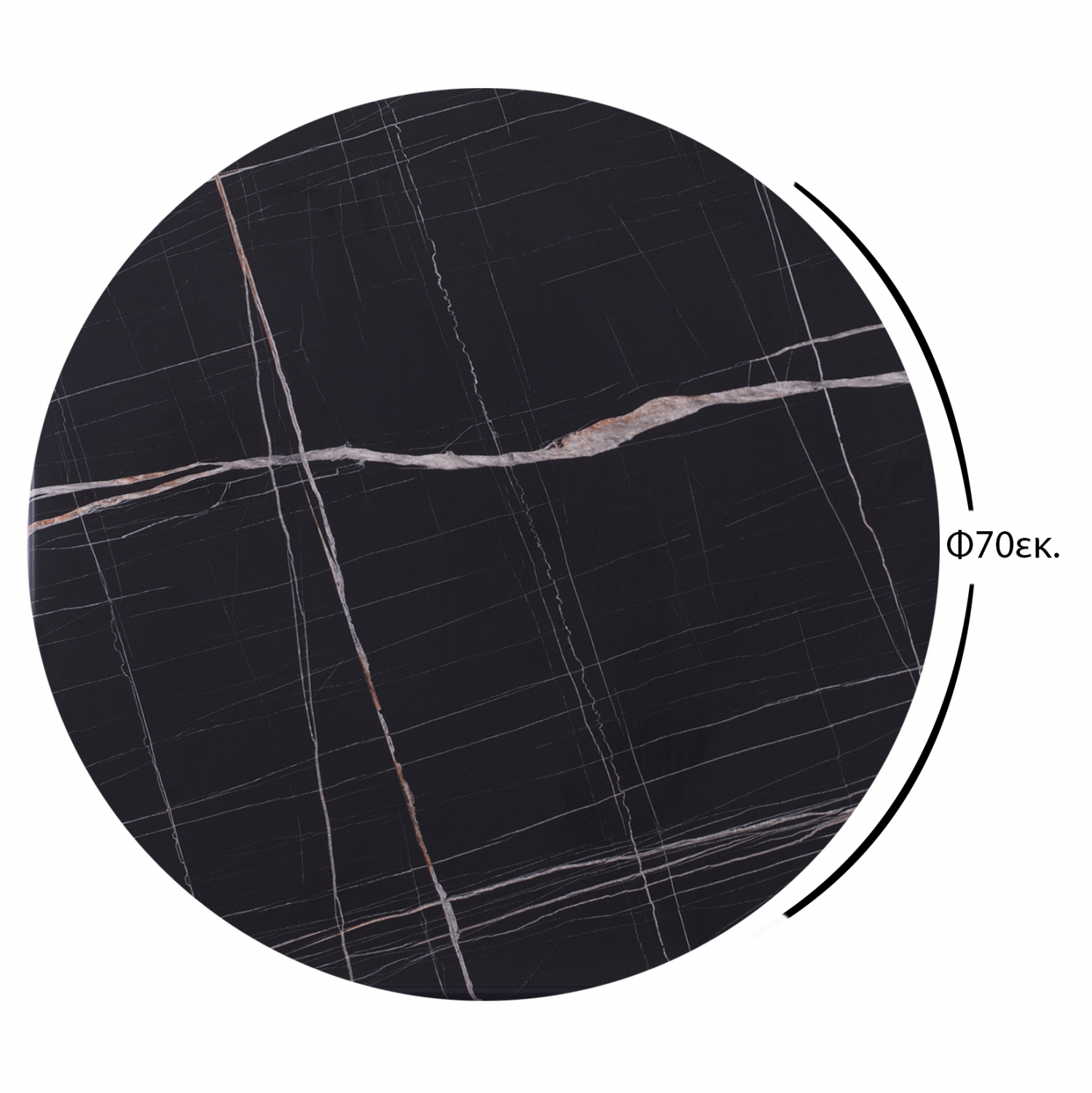 Верзалитов плот – цвят черен мрамор