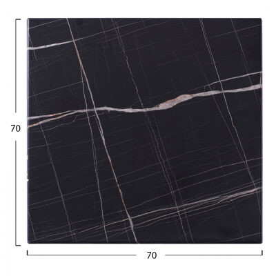 Верзалитов плот - цвят черен мрамор