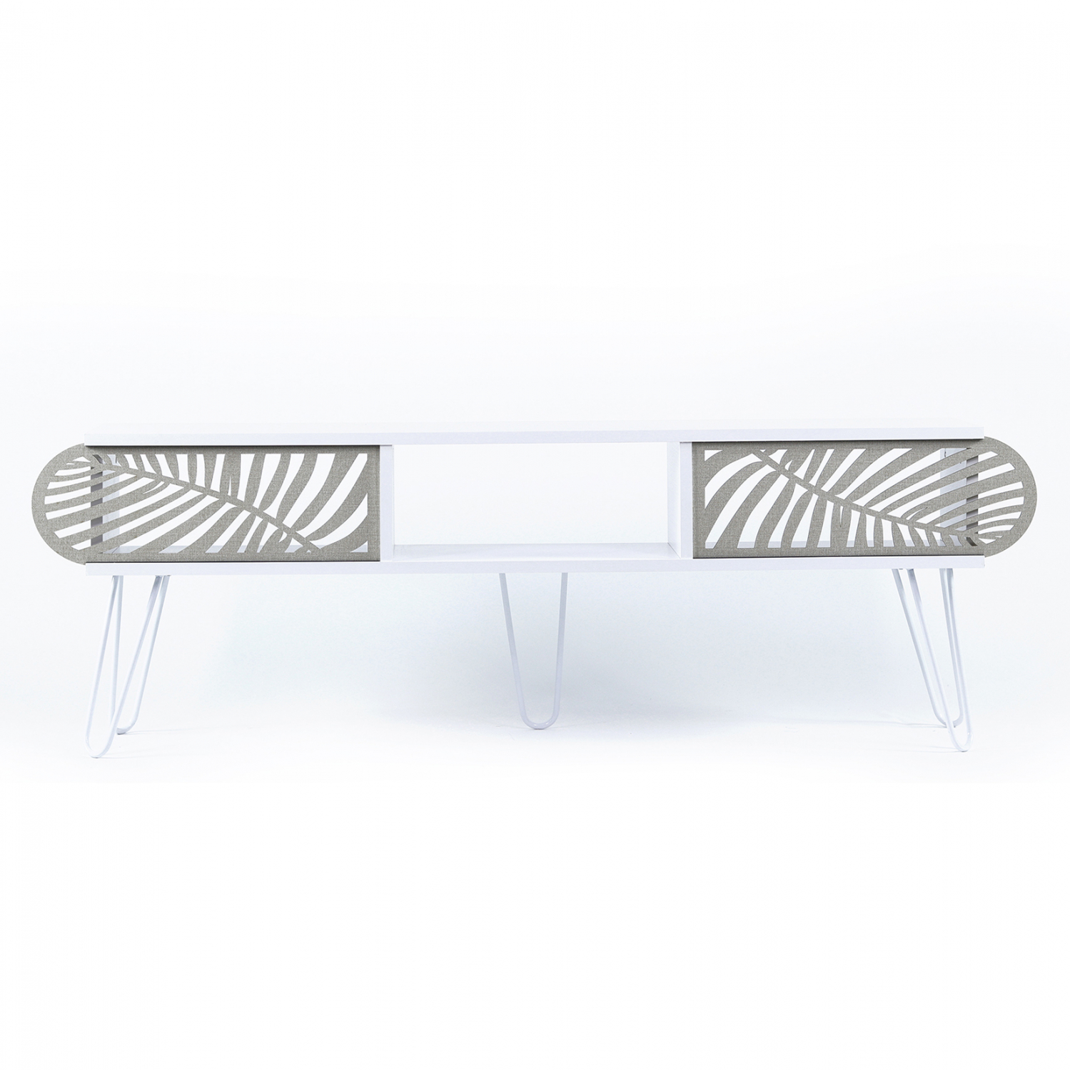 ТВ шкаф бял цвят