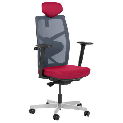 Ергономичен стол - червен